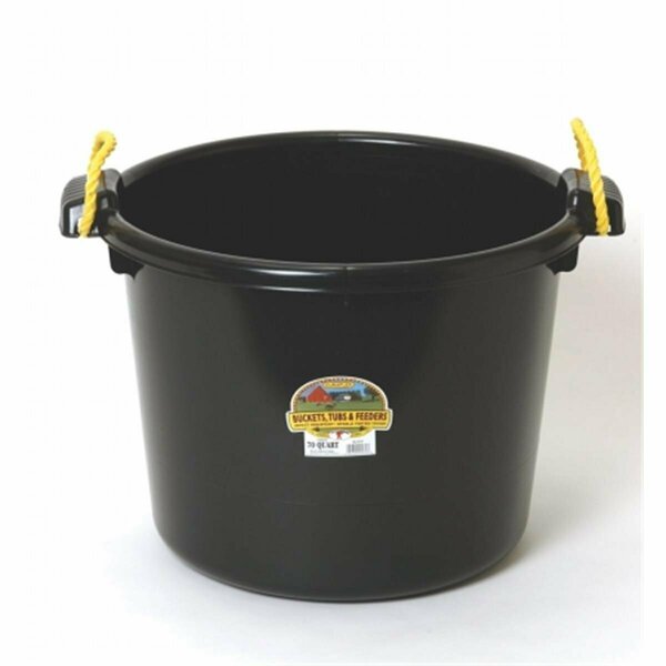 Miller Mfg Co Inc Muck Tub- Black 70 Quart - PSB70BLACK MI37121